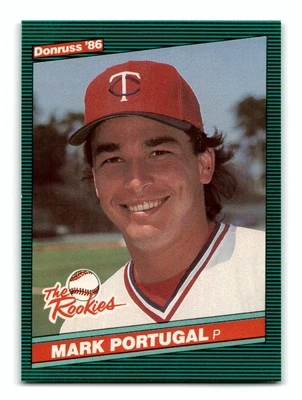 Mark Portugal 1986 Donruss The Rookies RC #44 Minnesota Twins NM-MINT - Image 1 of 2