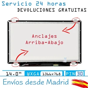 N140hca-eab Rev.c1 Lcd 14 HD Ready Pantalla Portatil Display Vdd repuesto - Imagen 1 de 7