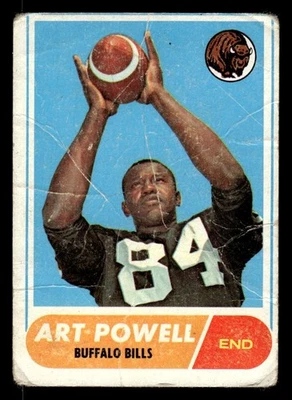 1968 TOPPS ART POWELL 71 POOR FOOTBALL BUFFALO BILLS - Image 1 of 2