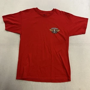 Powell Peralta Winged Ripper Die Cut T-Shirt Men’s Size Large Red Graphic Tee - Picture 1 of 7