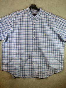 Polo Ralph Lauren Button Down Hemd Herren 4XB blau rot kariert kariert langarm - Bild 1 von 11