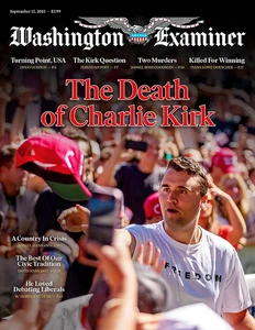 CHARLIE KIRK Cover THE WASHINGTON EXAMINER Magazine September 17, 2025 - Imagen 1 de 1