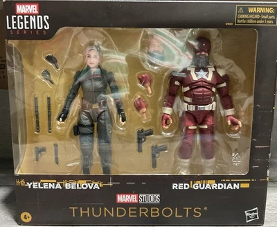Figura de acción Marvel Legends Thunderbolts Yelena Belova y Red Guardian paquete de 2 NUEVO Foto 1 de 2