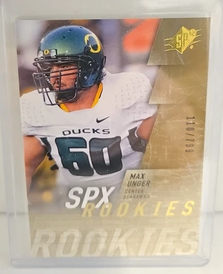 2009 SPx - Max Unger #184 /799 (RC) - Image 1 of 2