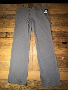 Neu mit Etikett $ 80 Under Armour Herrenhose 40 W grau Airvent vorne flach ungesäumt 1293914 - Bild 1 von 11