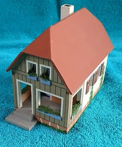 Hinkel & Kutschbach Leipzig Haus 181 mit Windfang HO  Holz Pappe Pico Express - Bild 1 von 6