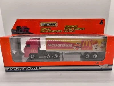 DAF 3300 SPACE CAB MCDONALD'S ROT WEISSMATCHBOX CONVOY VON 1999 IN OVP BOX - Bild 1 von 4