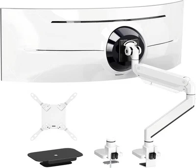 17-57 inch Ultrawide Monitor Arm, up to 59.4 lbs, for Flat/Curved - Image 1 of 4