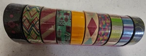 Lot of 10 3M Scotch Expressions Washi Tapes 0.59in x 393in Multiple Designs New - Picture 1 of 4