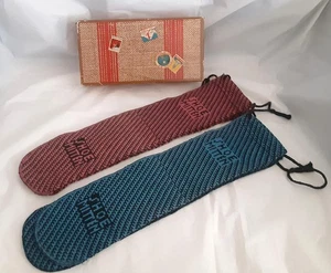 SHOE MITTENS Vintage Knit Travel Shoe Covers - 1938 Treinis Bros Inc - Set of 2 - Picture 1 of 1