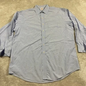 Brooks Brothers Camicia Uomo 17.5 34 Madison Abito Non Ferro Lavoro Business Formale - Foto 1 di 8