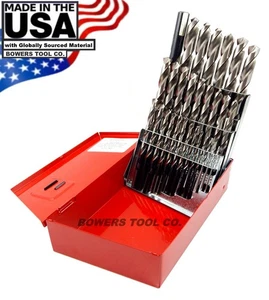 Norseman 29pc CN-TECH NITRIDE-CRYO M7 Drill Bit Set 1/16-1/2 MADE IN USA CT-29 - Picture 1 of 4