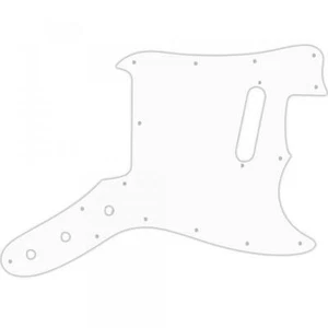 USA CUSTOM PICKGUARD para FENDER® 1976-1981 MUSICMASTER® - 3 Ply PG BLANCO WBW TOP - Imagen 1 de 1