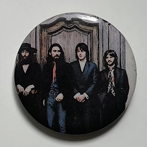 Vintage Ende der 1970er THE BEATLES Pin Last Photo Session Abzeichen 1,25" Button NM-MT - Bild 1 von 2