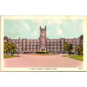 Vintage St. Mary's Academy Windsor Canada Postcard WR19 Bond Street Series - Picture 1 of 2