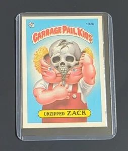 1986 Garbage Pail Kids Unzipped Zack #132b - Series 4 - Picture 1 of 4