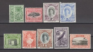 TONGA 1942/49 SG 74/82 MINT - Picture 1 of 2