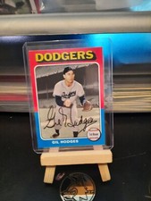 2019 Topps Archives #144 Gil Hodges (Auto) Dodgers Baseball Card