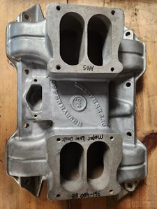 Mopar 361 400 Offenhauser 2x4 Dual Quad Aluminium Intake Manifold - Bild 1 von 11