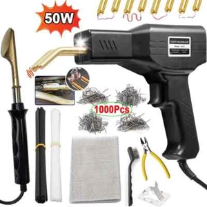 50W Hot Stapler Plastic Welding Machine Plastic Bumper Soldering Iron 2in1 Tools - Picture 1 of 18