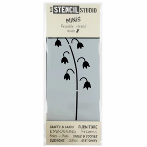 Stencil MiNiS -Lily of the Valley -Reusable Flower Stencils for Crafts DIY 10706 - Picture 1 of 3