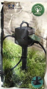 Außensteckdose Erdspieß 2fach Steckdosen Garten-Steckdose  IP44 Schwarz - Bild 1 von 2