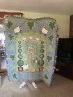 Carol Endres Vintage Woven Throw Blanket Noah&#39;s Ark Animals Size 68x50 Tapestry