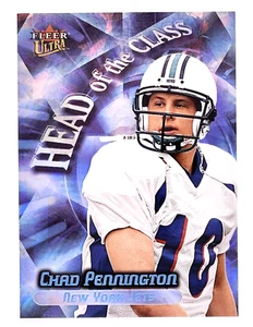 2000 Ultra Head of the Class #4 Chad Pennington RC New York Jets - Photo 1/2