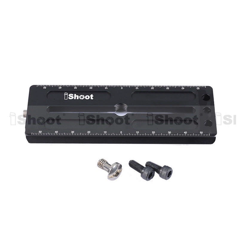 iShoot 120 mm piastra fotocamera piastra a sgancio rapido per fotocamera treppiede testa a sfera