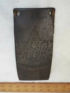 Vintage Keen Kutter Advertising Cast Iron Door Box Lid Cover E.C. Simmons - Picture 1 of 5