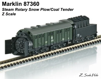 Marklin 87360 Z Scale Rotary Snow Plow/Tender *NEW *USA Dealer - Image 1 of 4