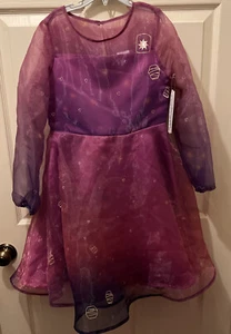 NWT Disney Store Rapunzel Tangled Girls Fancy Party Dress Princess 7/8 - Picture 1 of 7
