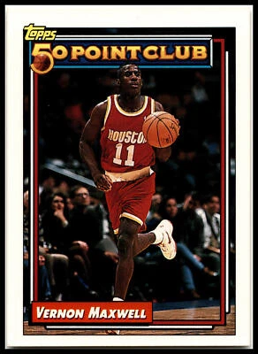 Vernon Maxwell #210 1993 Topps 50 POINT CLUB Rockets B0126A - Image 1 of 2