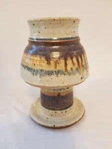 Keramikdose Mehrzweck, schöne Glasur hellbraun und braun  - Bild 1 von 7