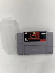 Mortal Kombat Nintendo SNES Super Nintendo Game Cartridge Only Tested - Picture 1 of 3