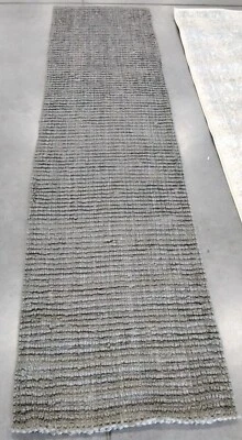 LIGHT GREY 2'-6" X 10' Loose Threads Rug, Reduced Price 1172715642 NF447G-210 - Image 1 of 4