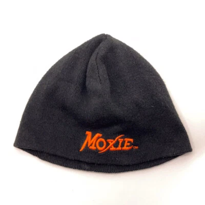 Maine Moxie Soda Winter Hat Black with orange - Image 1 of 4