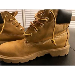 Timberland Little Kid 6" Premium Waterproof Boots Boys 1.5 Wheat Classic Lace Up - Picture 1 of 10