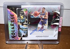 Jordan Poole 2022-23 Panini Photogenic Solarise Signatures Auto Sealed SS-GPW