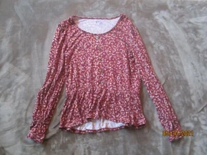 EUC Art Class Girls Floral Top Blouse Size L 10/12 - Picture 1 of 3