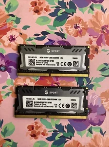 Micron Ballistix Sport 32gb(2x16) DDR4-2666 SODIMM 1.2v BLS16G4S26BFSD.16FBD - Bild 1 von 4