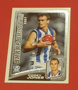 2007 Herald Sun Sharp Shooter Insert Corey Jones - North Melbourne Kangaroos - Picture 1 of 1