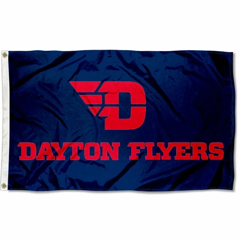 Dayton Flyers Red Letters Flag Large 3x5 Cover