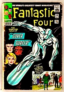 FANTASTIC FOUR #50 (May 1966) Marvel comic (3rd Silver Surfer) B - Picture 1 of 2