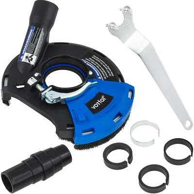 VORFAL Absaughaube für Winkelschleifer 125 mm mit Bürstenkranz Staubabsaugung