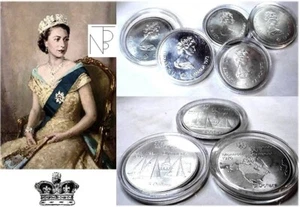 Canada-Elizabeth II (5 Coins Olympics 1976) Series 1973 - Picture 1 of 6