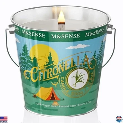 Natural Citronella Candles 19.4oz - 110 Hour Burn for Outdoor Patio & Camping - Image 1 of 4