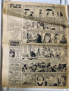 1948 Philadelphia Daily News Comic Strip Page; Nancy, Ella Cinders, Sgt. King,+ - Picture 1 of 18