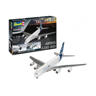 AIRBUS A380-800 KIT 1:144 Revell Kit Aerei Modellino Nuovo - Immagine 1 di 4