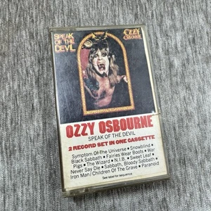 Speak Of The Devil Ozzy Osbourne (Cassette, 1982) Orignal Vintage Metal Music - Picture 1 of 10